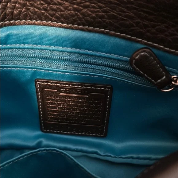 Coach Small Black Leather Shoulder Bag - Picture 5 of 7